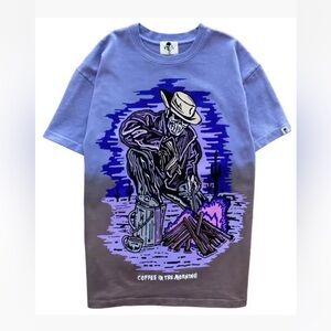 White + Warren Graphic Purple T-Shirt